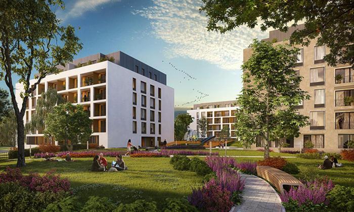 Krasny Moderny 1-Izbovy Byt, Novostavba + Parking براتسيلافا المظهر الخارجي الصورة